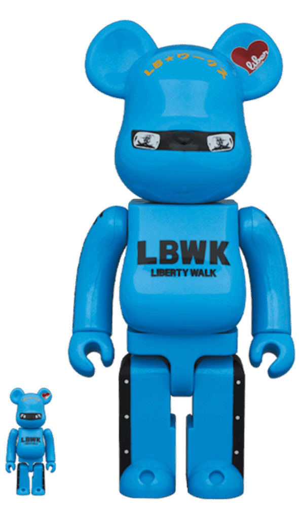 Bearbrick Ribaken-kun 100% & 400% Set