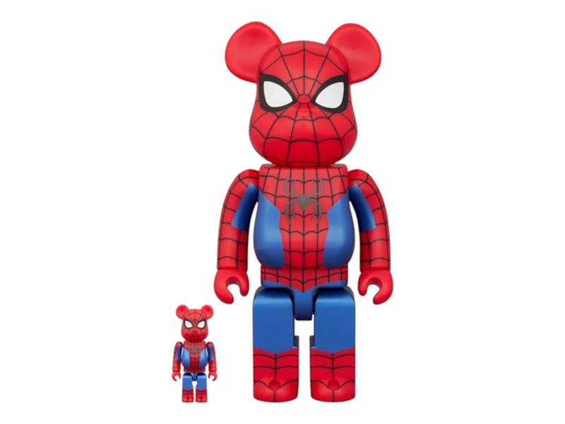 Bearbrick Spider-Man Final Suit 100% & 400% Set
