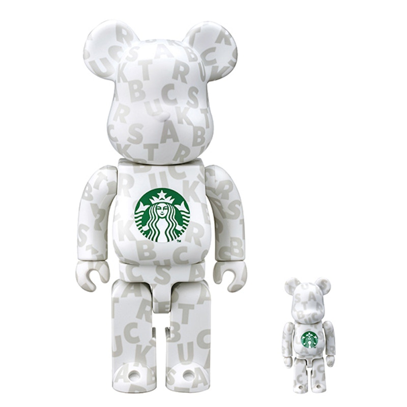 Bearbrick Starbucks 100% & 400% Set