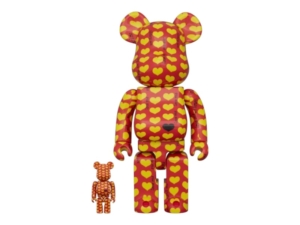 Bearbrick Amplifier Heart Reverse 100% & 400% Set
