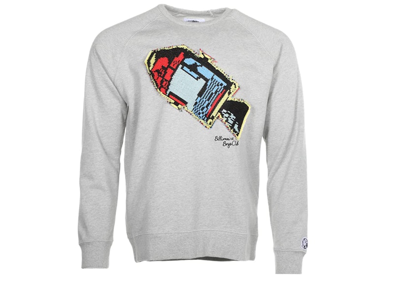 Billionaire Boys Club Module Crew Sweater Heather Grijs