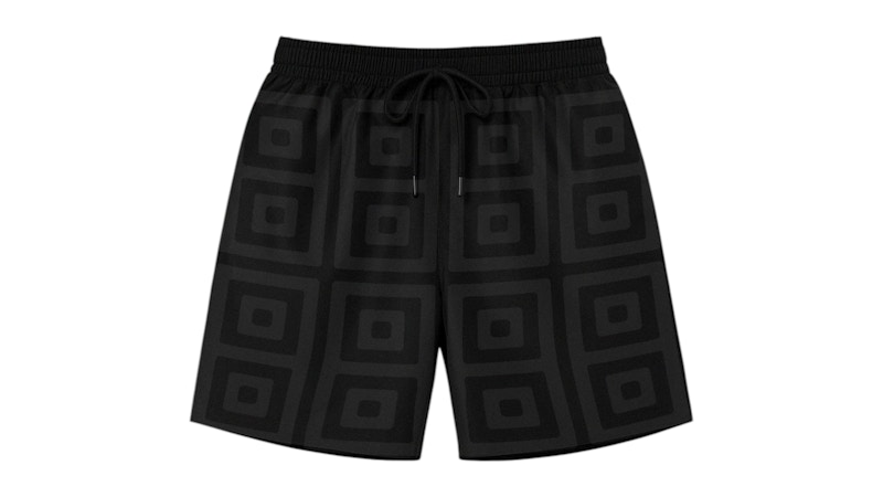 Blvck Pattern Shorts Zwart