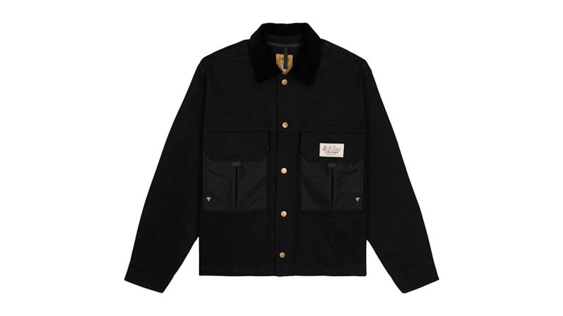 Brain Dead Cropped Chore Jacket Zwart