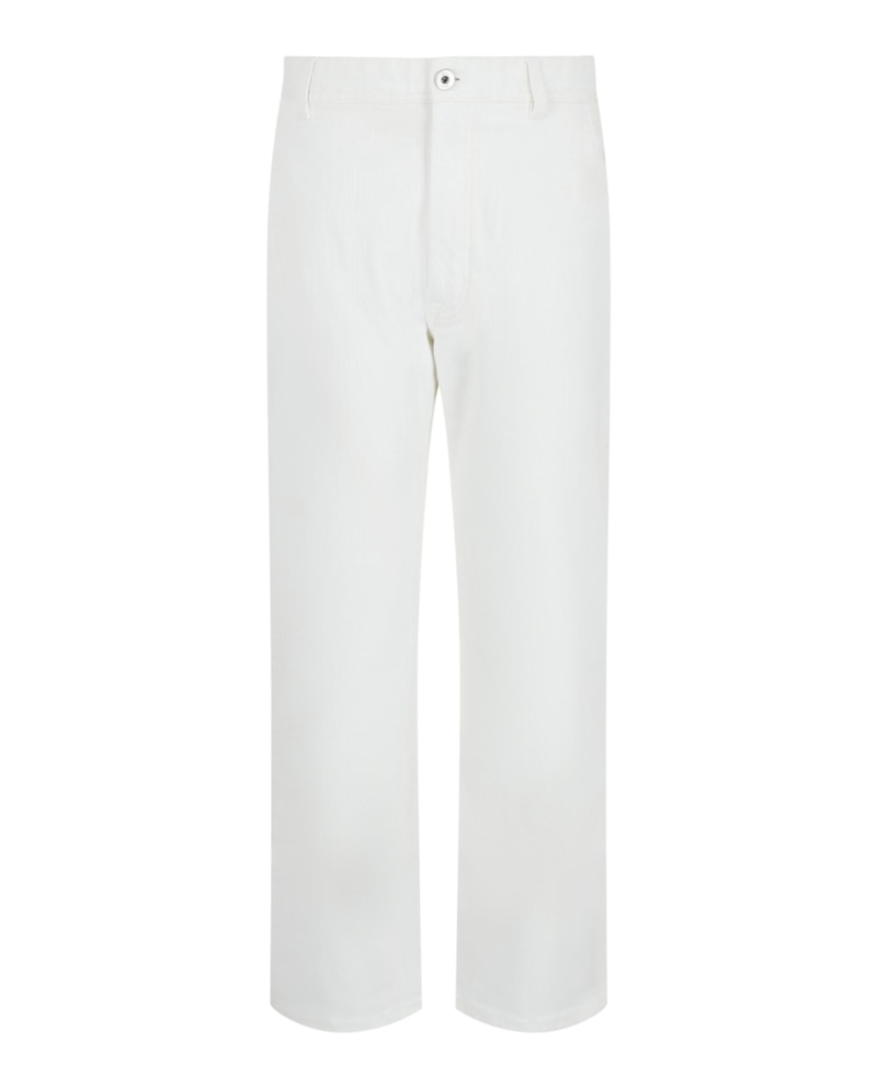 Brioni High-Rise Bootcut Jeans Wit