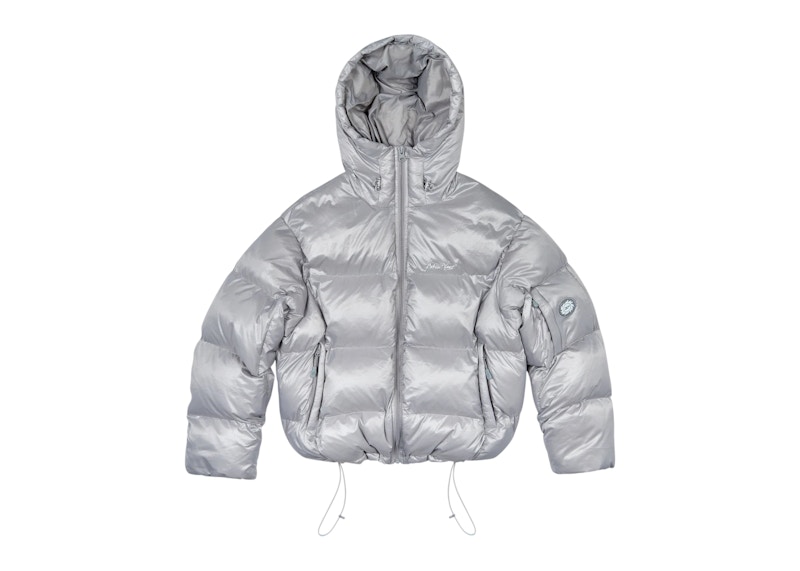 Broken Planet Puffer Jacket Zilver