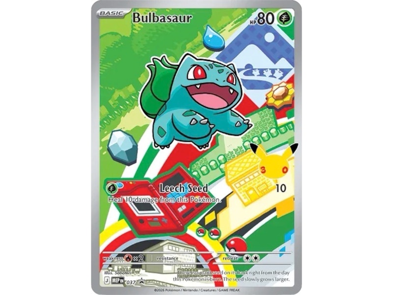 Bulbasaur 2026 Pokémon Mega Evolution First Partners Collection Promo 37 Ungraded