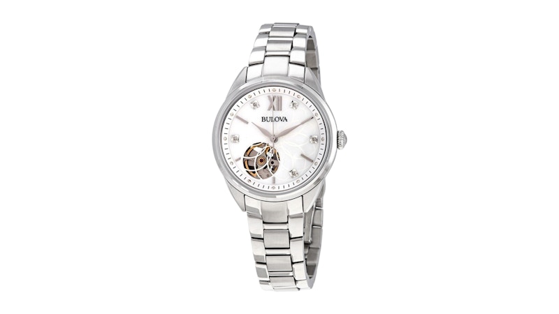 Bulova Automatic Diamond 96P181 Stainless Steel