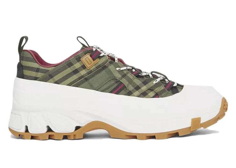 Burberry Arthur Check Military Groen