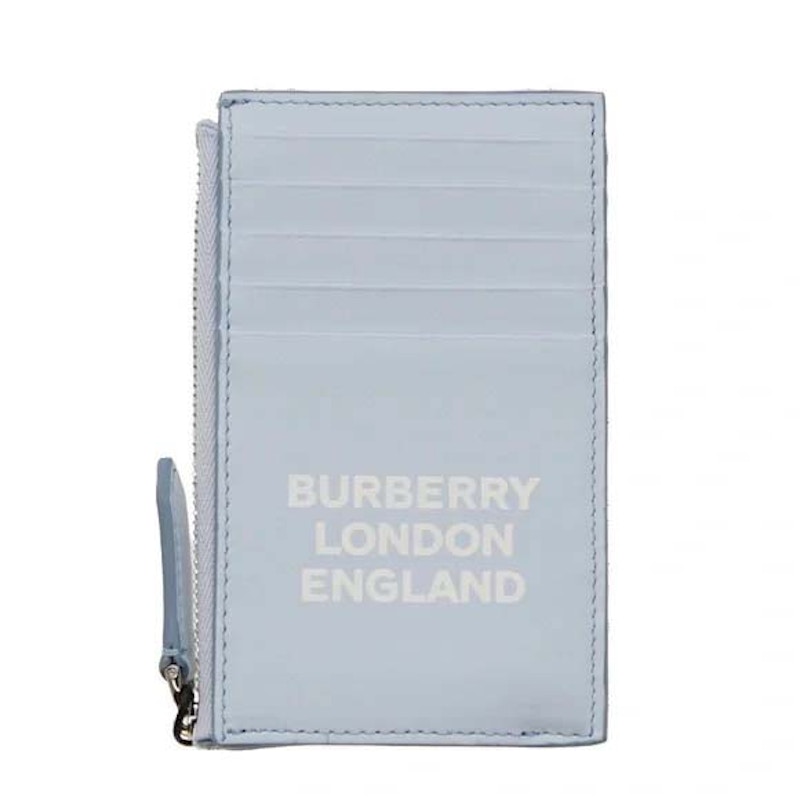 Burberry Card Coin Case Light Blauw