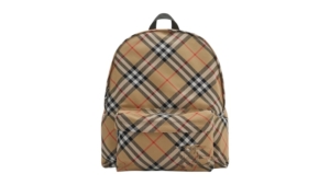 Burberry Check Backpack Backpack Sand Creme