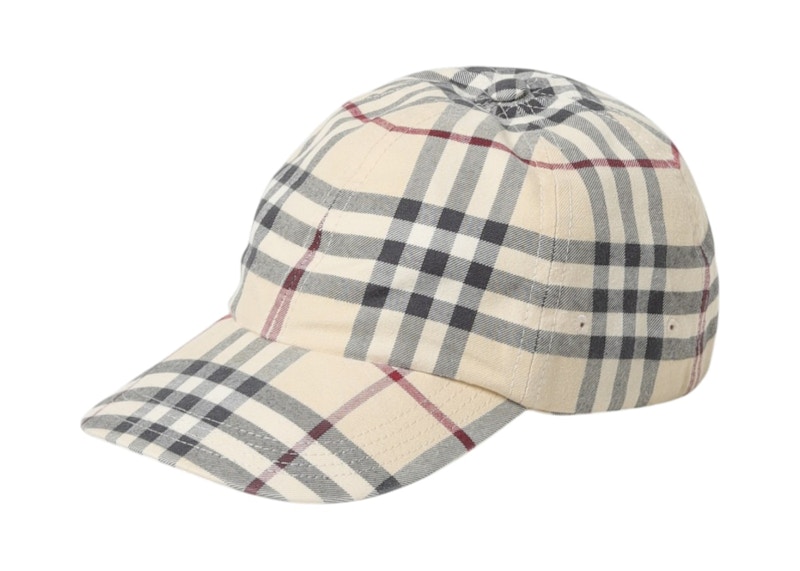 Burberry Check Cap Creme
