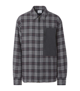 Burberry Pattern Jacket Gery Check