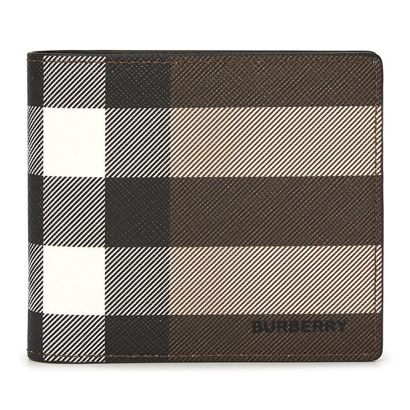 Burberry Check Short Wallet Bruin