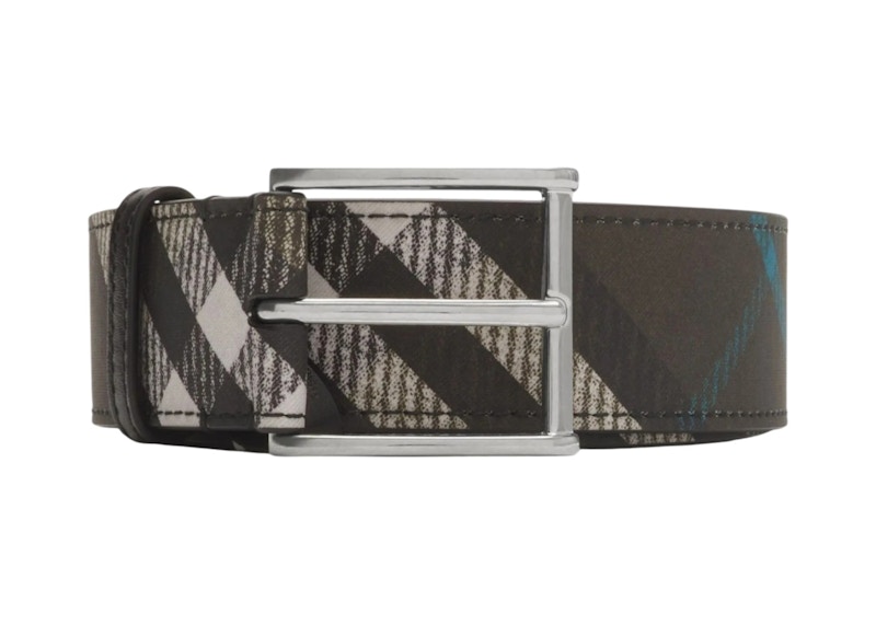 Burberry Checked Belt Multi Multicolor