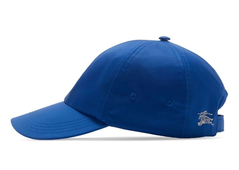 Burberry EKD Logo Embroidered Baseball Cap Blauw