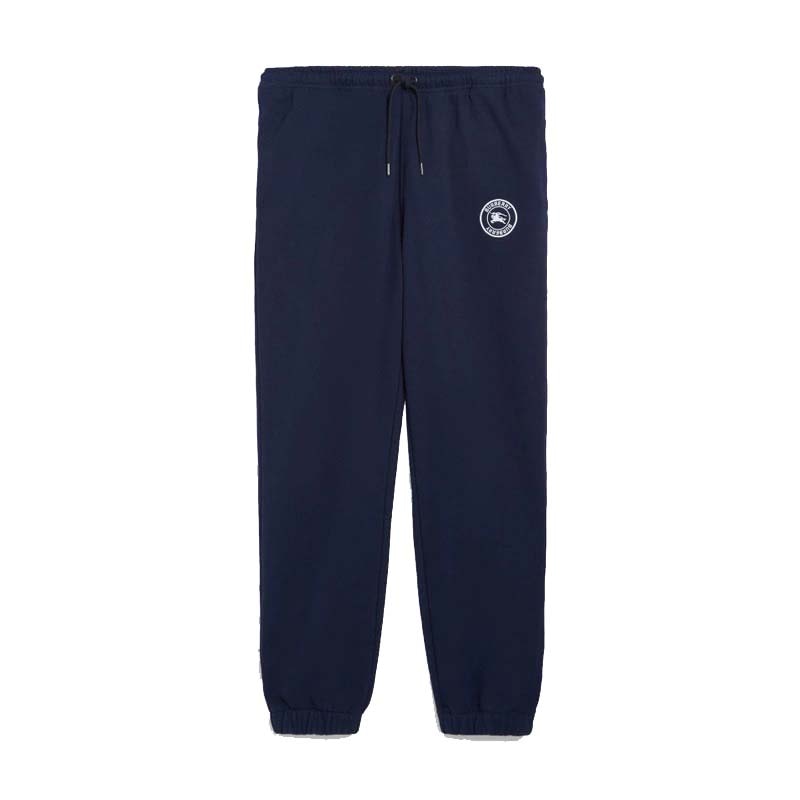 Burberry Embroidered Logo Sweatpants Blauw