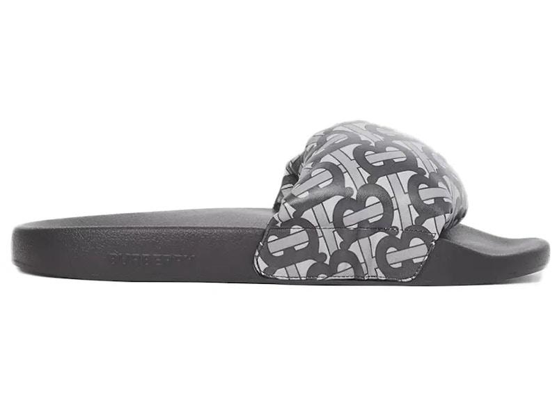 Burberry Monogram Print Slide Grijs