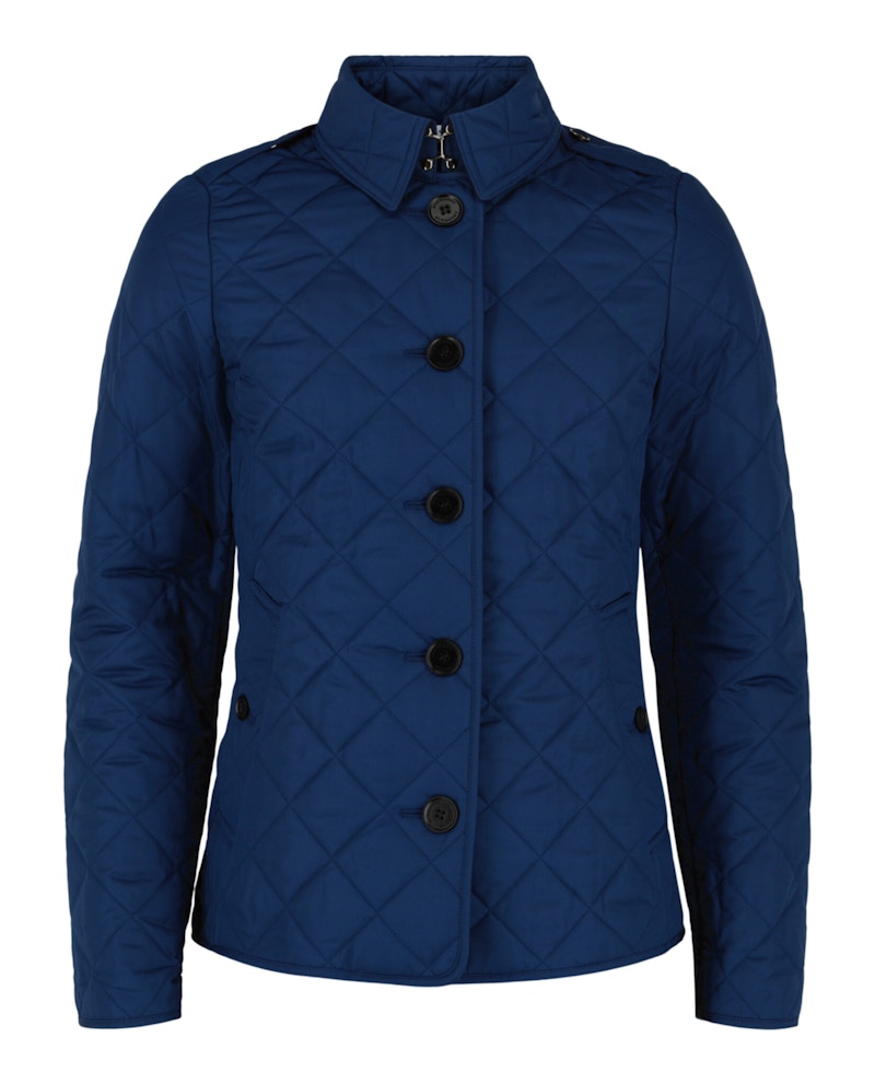 Burberry Quilted Down Jacket Ink Blauw