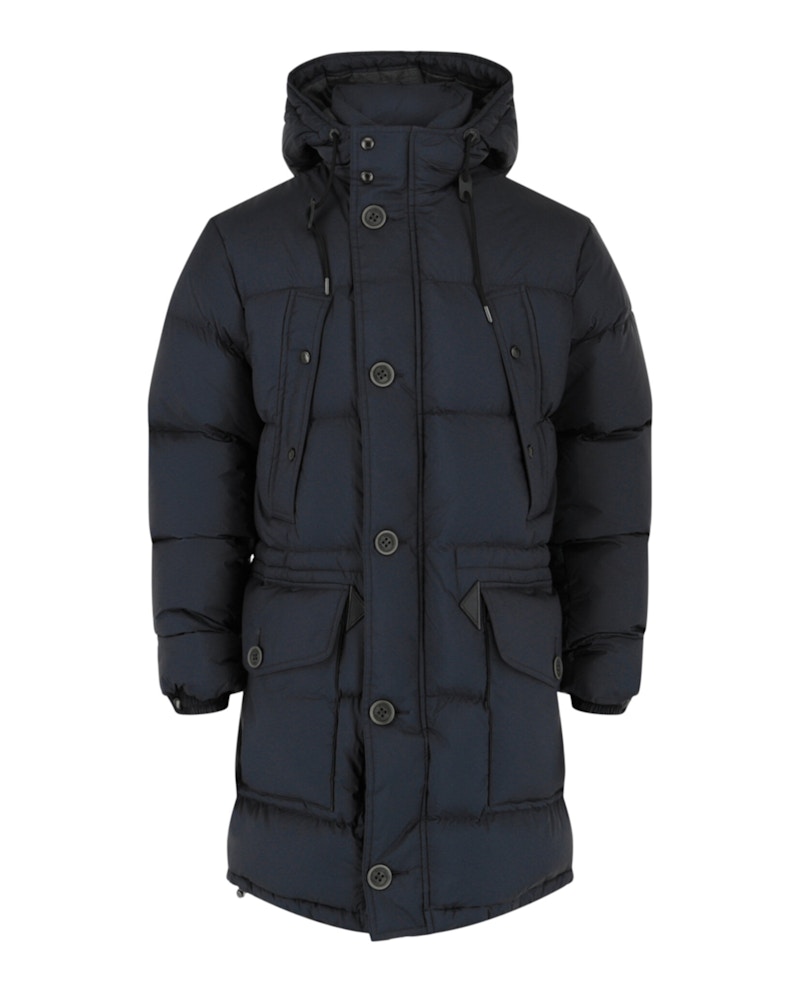 Burberry Quilted Down Jacket Blauw
