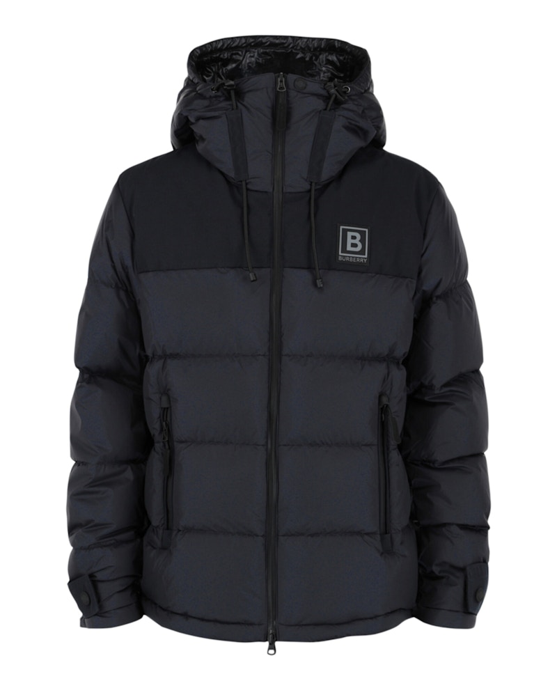 Burberry Quilted Down Short Jacket Blauw