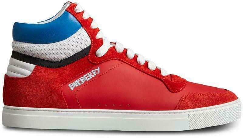 Burberry Reeth Suede Rood