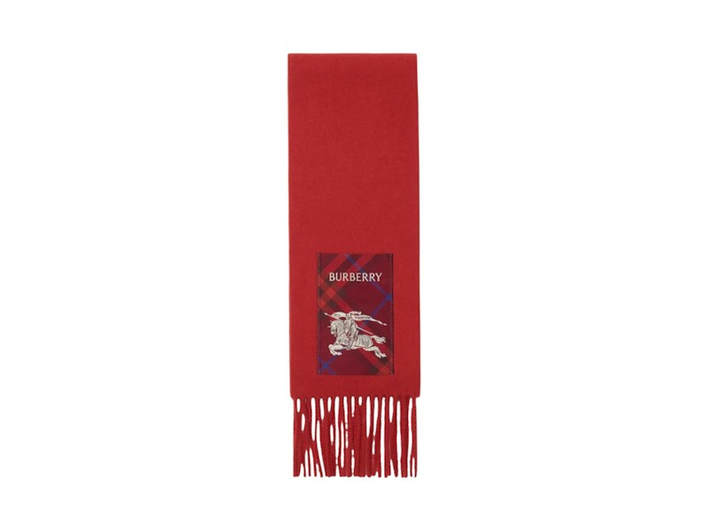 Burberry Solid Label Scarf Rust