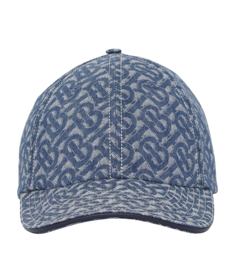 Burberry TB Monogram Baseball Cap Blauw