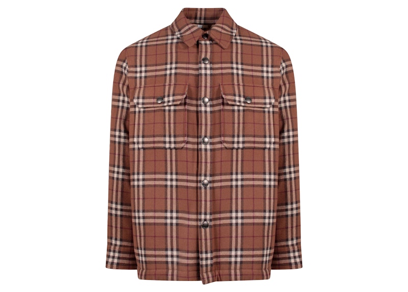 Burberry Traditional Check Print Jacket Bruin