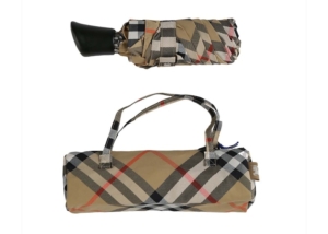 Burberry UM Compact Wallet IP Sand Check