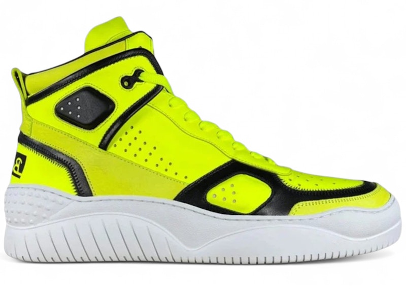 Buscemi Basket High Neon Geel