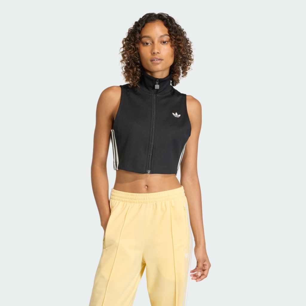 CLASSIC SLEEVELESS TOP Zwart