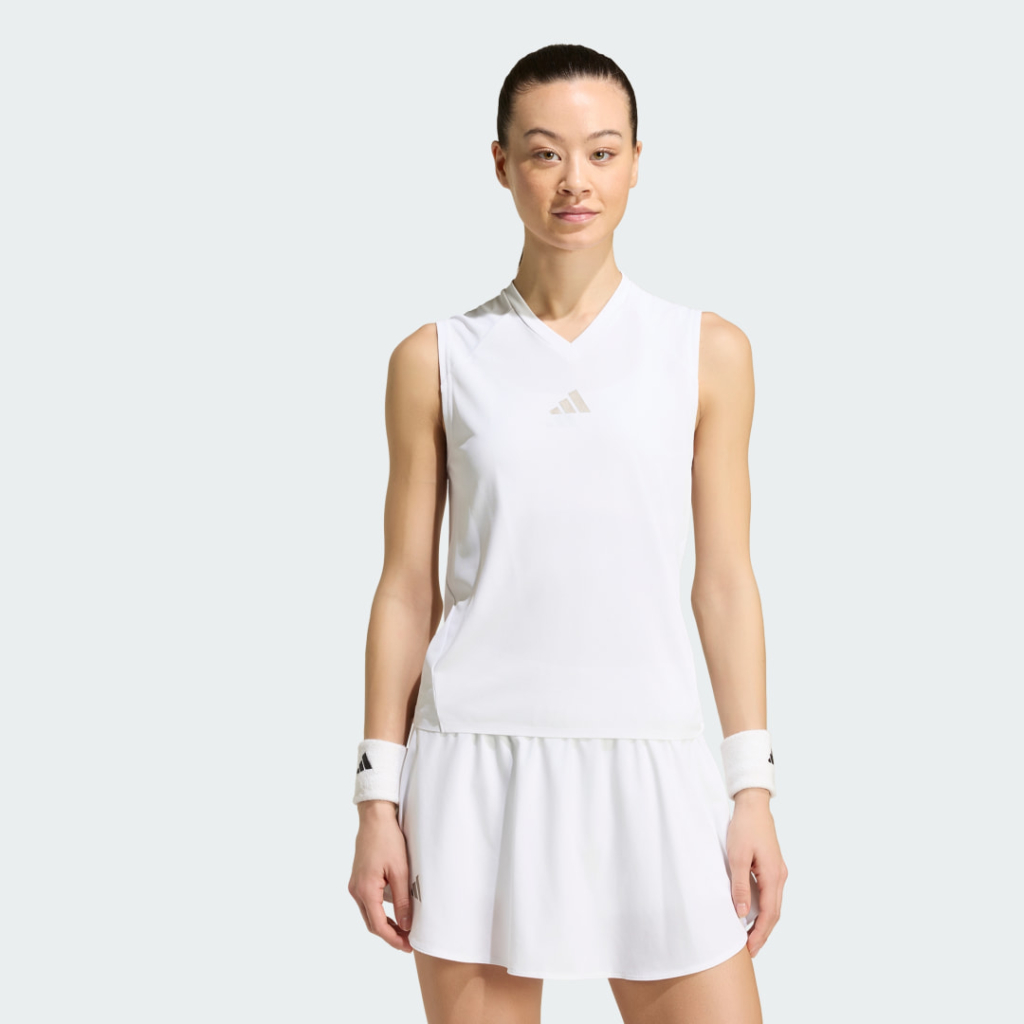 CLIMACOOL MATCH PRO TENNISTANKTOP Wit