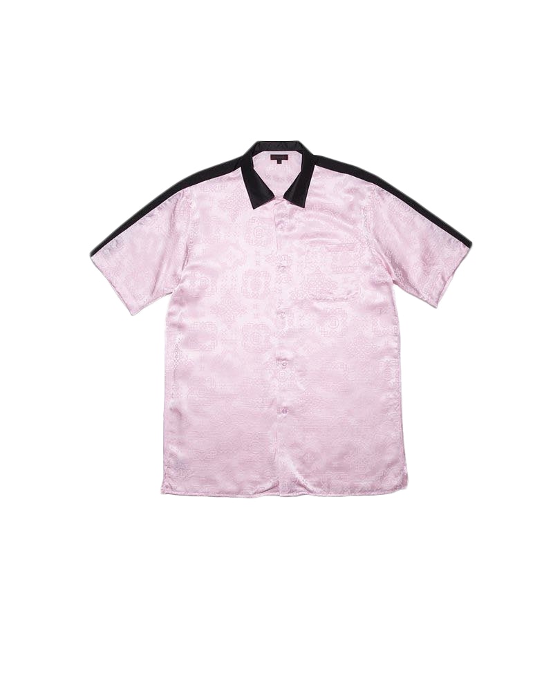 CLOT Silk Contrast Shirt Rose Goud