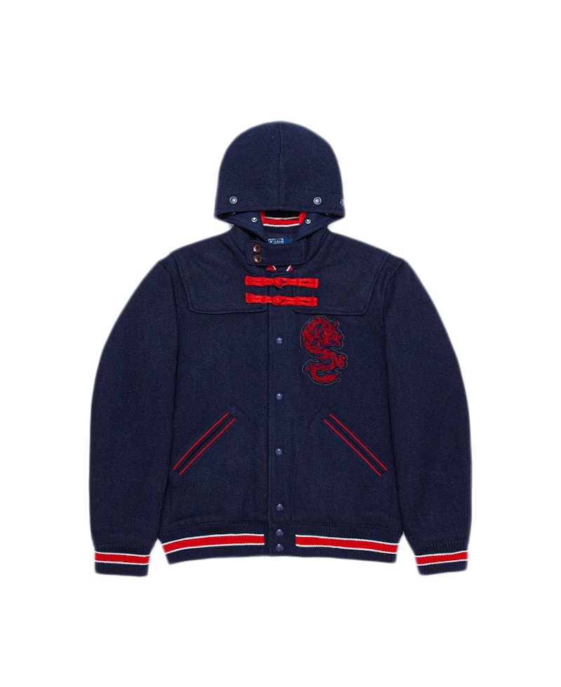 CLOT x Polo by Ralph Lauren Patch Jacket Blauw