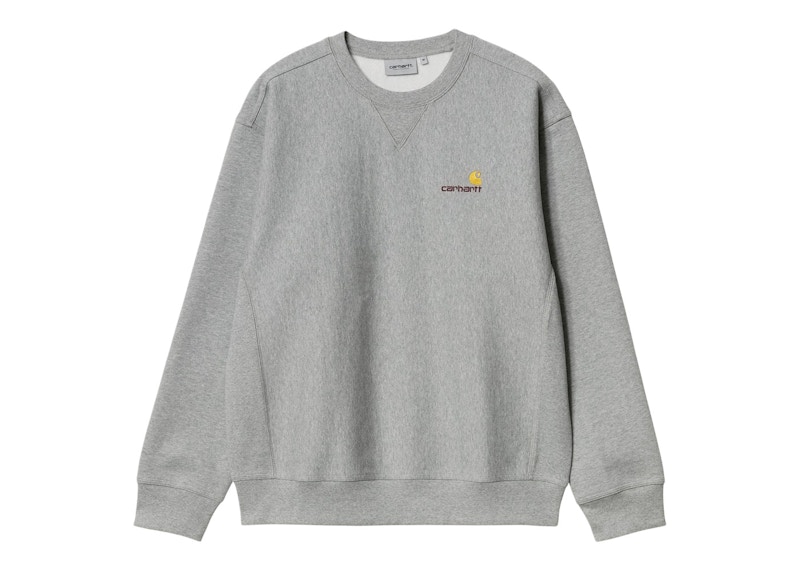 Carhartt WIP American Script Sweatshirt Heather Grijs