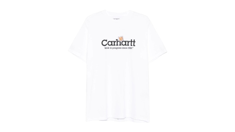 Carhartt WIP S/S Label Script T-shirt Wit