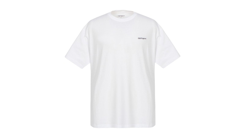 Carhartt WIP Script Embroidery S/S T-Shirt Wit