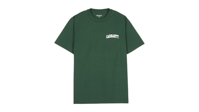 Carhartt WIP University Script T-Shirt Groen