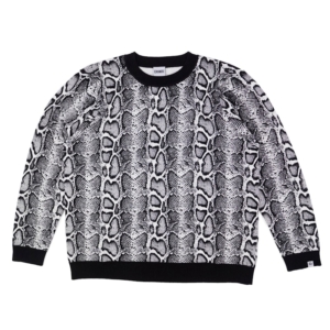 Cashmere Sound Python Sweater Zwart