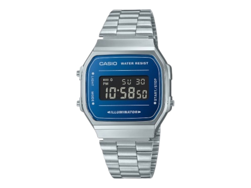 Casio Analog A168WEM-2B Stainless Steel