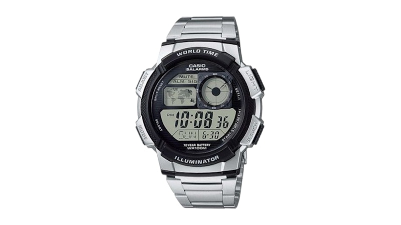 Casio Analog AE-1000WD-1A Stainless Steel