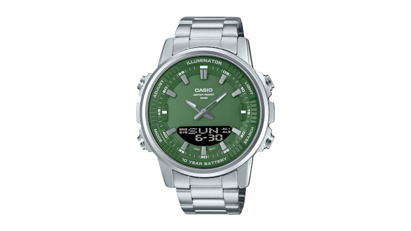 Casio Analog AMW-880D-3A Stainless Steel