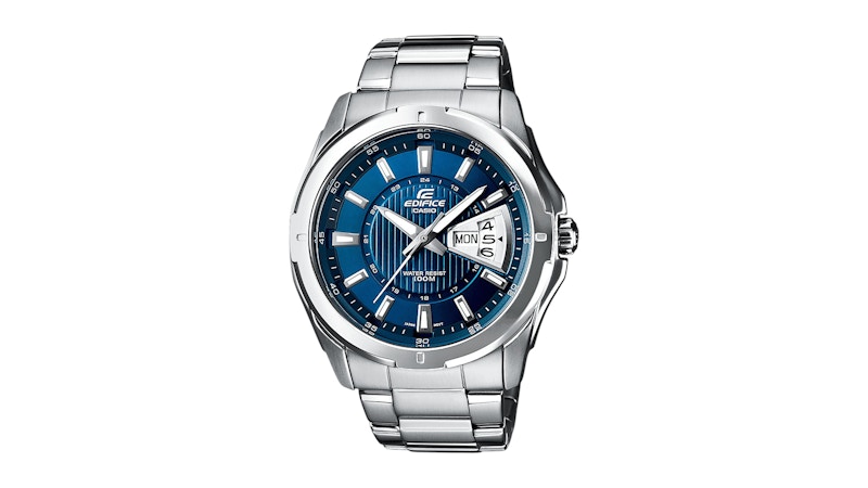 Casio Analog EF-129D-2A Stainless Steel