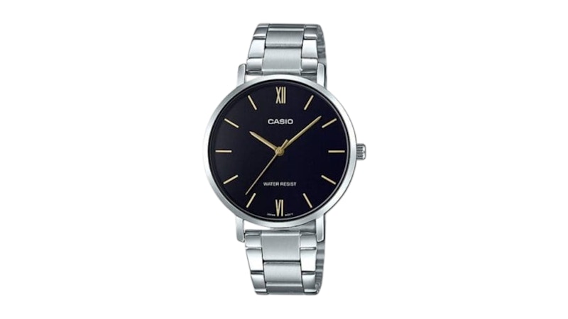 Casio Analog LTP-VT01D-1B Stainless Steel