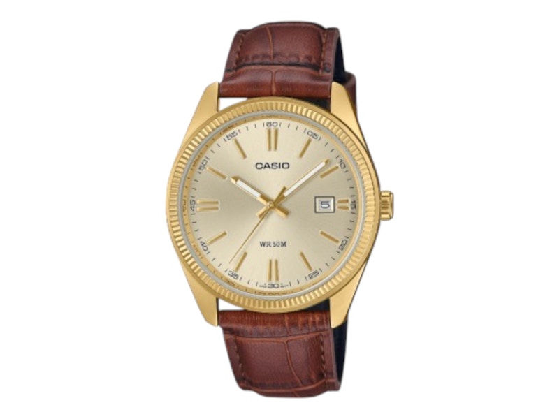 Casio Analog MTP-1302PGL-9A Stainless Steel