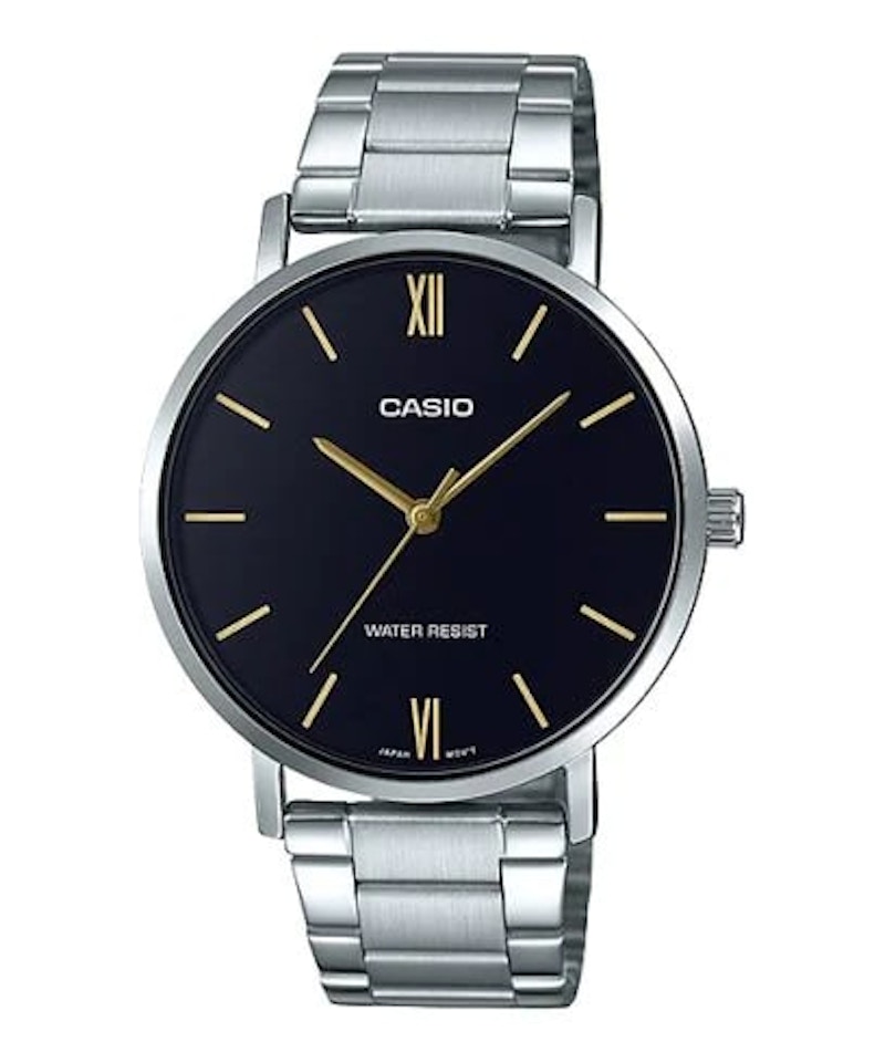 Casio Analog MTP-VT01D-1B Stainless Steel