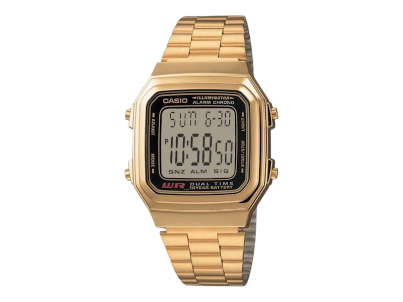 Casio Digital A178WGA-1ADF Resin