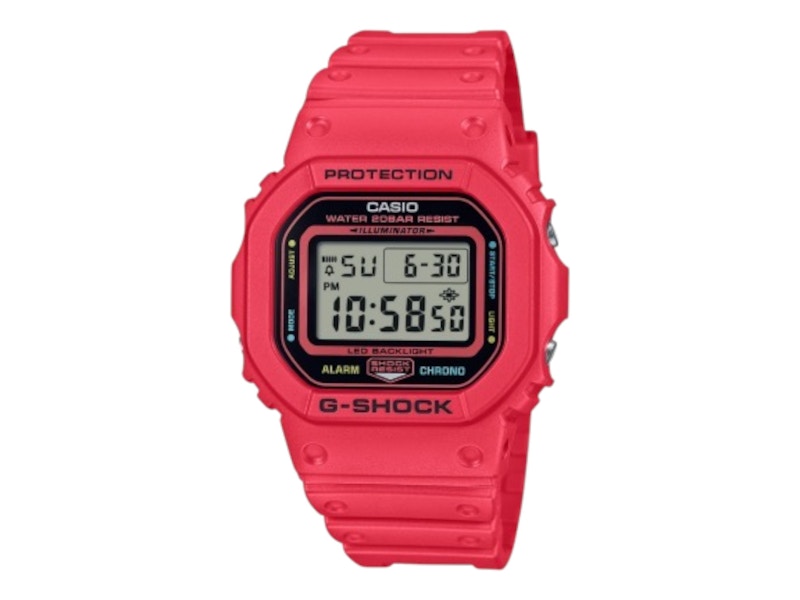 Casio Digital DW-5600EP-4E Stainless Steel