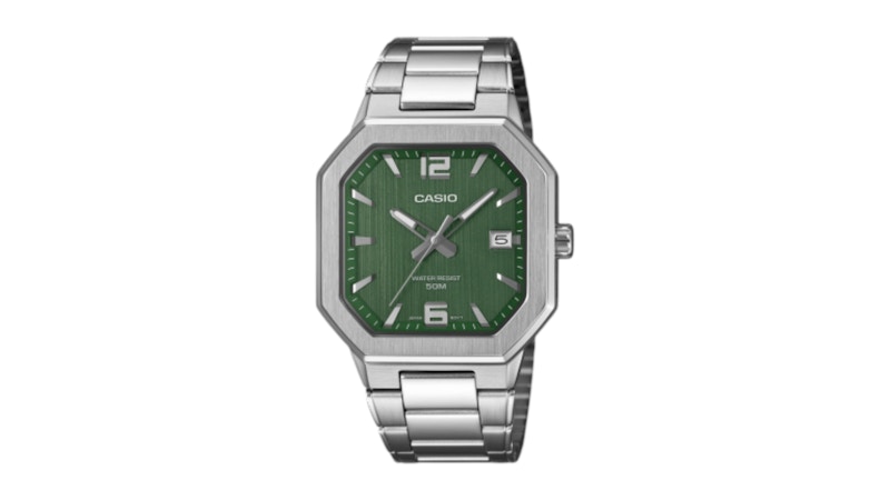 Casio Standard MTP-B195D-3A Stainless Steel