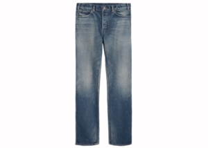 Celine Mid-Rise Kurt Jeans Trail Wash Denim